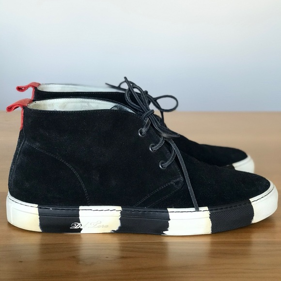 Del Toro Chukka Suede Sneakers/Black 

Men’s Size 9 handmade in Italy - Picture 4 of 11